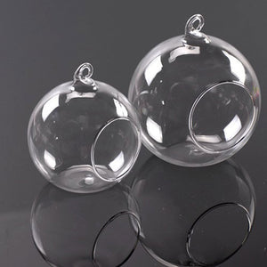 Hanging Tealight Holder Glass Globes