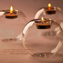 Load image into Gallery viewer, Hanging Tealight Holder Glass Globes