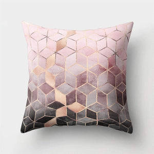 Brief Marble Geometric Sofa Decorative Cover