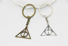 Load image into Gallery viewer, Luna &amp; Death Hallows Key Ring