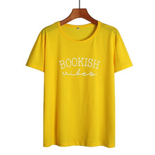 Load image into Gallery viewer, Bookish Vibes Printed Casual Cotton T Shirts