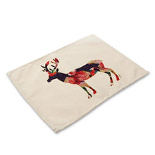 Load image into Gallery viewer, Animal Cotton Linen Table Mats