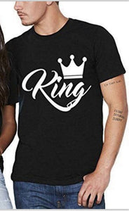 King Queen Couples T Shirt