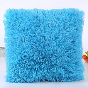 Fur Plush Throw Pillow Case Cover