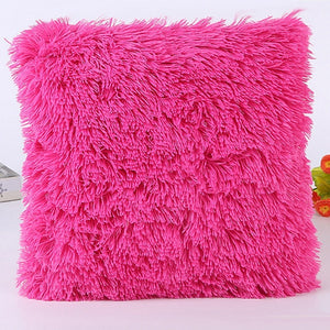 Fur Plush Throw Pillow Case Cover