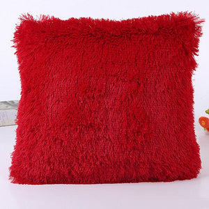 Fur Plush Throw Pillow Case Cover