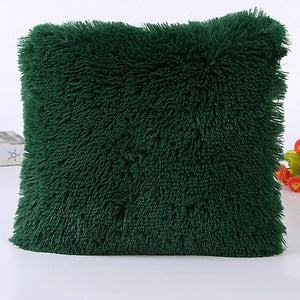 Fur Plush Throw Pillow Case Cover