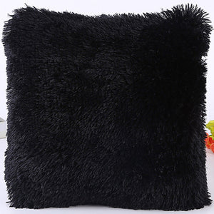 Fur Plush Throw Pillow Case Cover