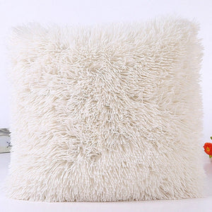 Fur Plush Throw Pillow Case Cover