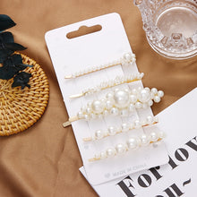 Load image into Gallery viewer, Elegant Pearls Hair Clips