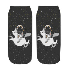 Load image into Gallery viewer, Space Astronaut Unicorn Socks