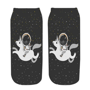 Space Astronaut Unicorn Socks