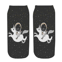 Load image into Gallery viewer, Space Astronaut Unicorn Socks