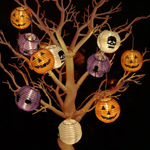 Pumpkin 10 LED String Lights