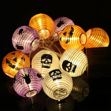 Load image into Gallery viewer, Pumpkin 10 LED String Lights