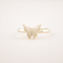Load image into Gallery viewer, Dainty Silver Color Butterfly Rings