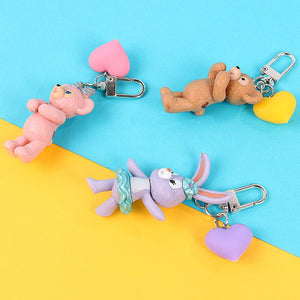 Rabbit Cub Key Chain