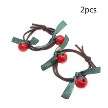 Load image into Gallery viewer, Red Cherry Pendant Hair Ropes