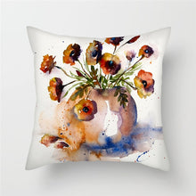 Load image into Gallery viewer, Bright Floral Oil Paintings Cushion Cover
