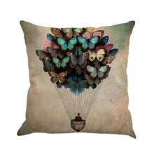Load image into Gallery viewer, Butterfly Painting Decorative Pillowcases