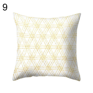 Geometric Printed  Throw Pillow Case