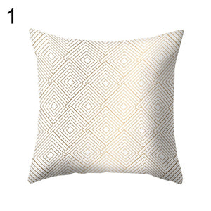 Geometric Printed  Throw Pillow Case