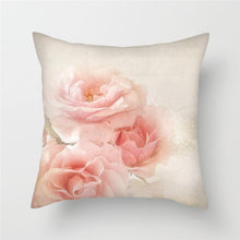 Load image into Gallery viewer, Romantic Flower Oil Painting Cushion Cover