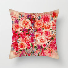 Load image into Gallery viewer, Romantic Flower Oil Painting Cushion Cover