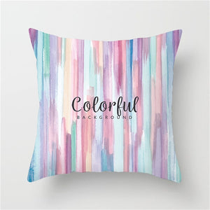 Fuwatacchi Circle Oil Painting Cushion Cover