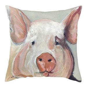 Cute Pig Cushion Cover