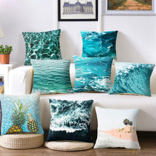 Load image into Gallery viewer, Sea Wave Pillow