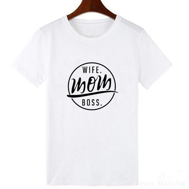 Letter Printed Women T Shirts