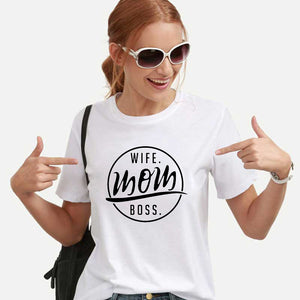 Letter Printed Women T Shirts