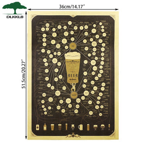 Vintage Style Poster Beer Wall Sticker