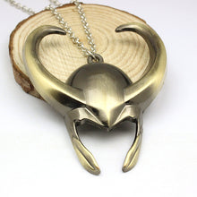 Load image into Gallery viewer, Loki Helmet Necklaces