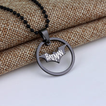 Load image into Gallery viewer, Batman Round Pendant Necklace