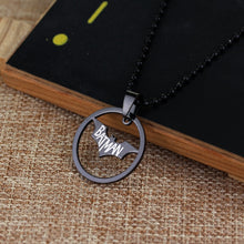 Load image into Gallery viewer, Batman Round Pendant Necklace