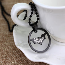 Load image into Gallery viewer, Batman Round Pendant Necklace