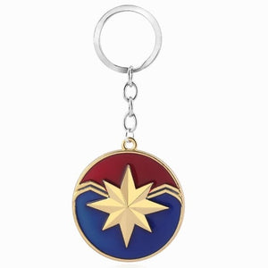 Captain Marvel Shield Key Chain