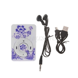 Floral Pattern Music MP3 Player