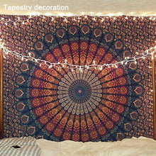 Load image into Gallery viewer, Decorative Lantern Wall Hanging Light Tapestry