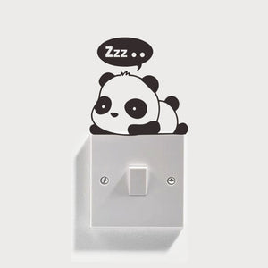 Lovely Cat Light Switch Wall Stickers