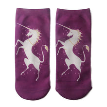 Load image into Gallery viewer, Red Unicorn 3d Print Socks