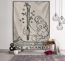 Load image into Gallery viewer, Home Decor Tarot Card Tapestry