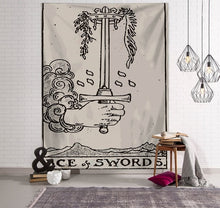 Load image into Gallery viewer, Home Decor Tarot Card Tapestry