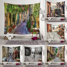 Load image into Gallery viewer, Small Town Pattern Blanket Tapestry