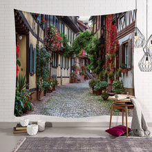 Load image into Gallery viewer, Small Town Pattern Blanket Tapestry