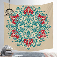 Load image into Gallery viewer, Mandala Background Hanging Colorful Tapestry