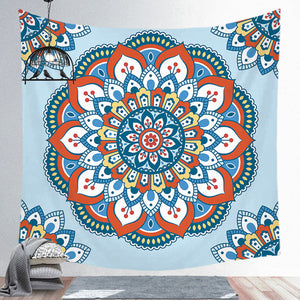 Mandala Background Hanging Colorful Tapestry