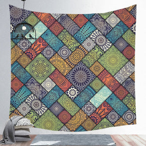 Mandala Background Hanging Colorful Tapestry